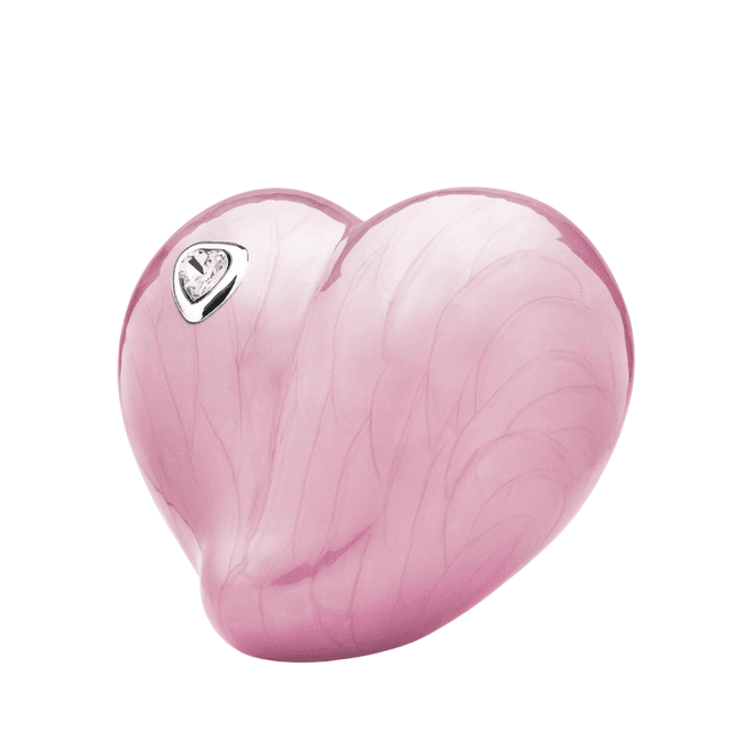 Hovedbilde LoveHeart m/Swarovski sten Rosa